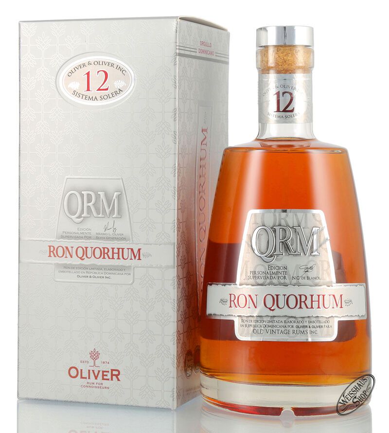 Quorhum QRM 12 Anos Solera Rum 40% vol. 0,70l Quorhum QRM 12 Anos Solera Rum 40% vol. 0,70l