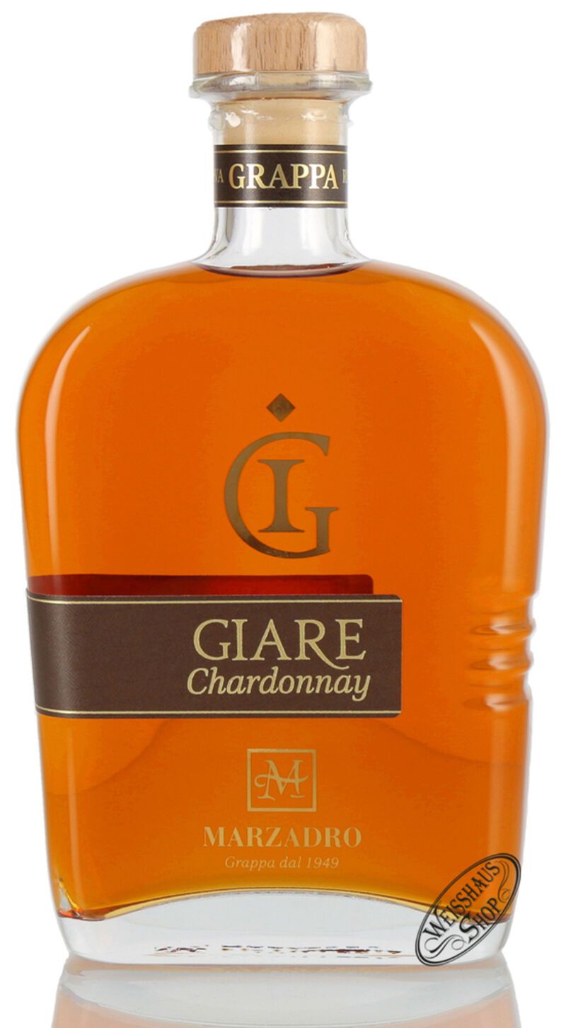 Marzadro Grappa Le Giare Chardonnay 45% vol. 0,70l