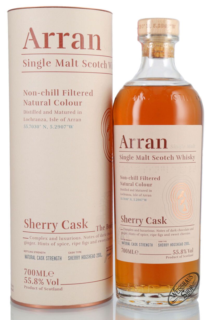 The Arran Sherry Cask The Bodega Whisky 55,8% vol. 0,70l