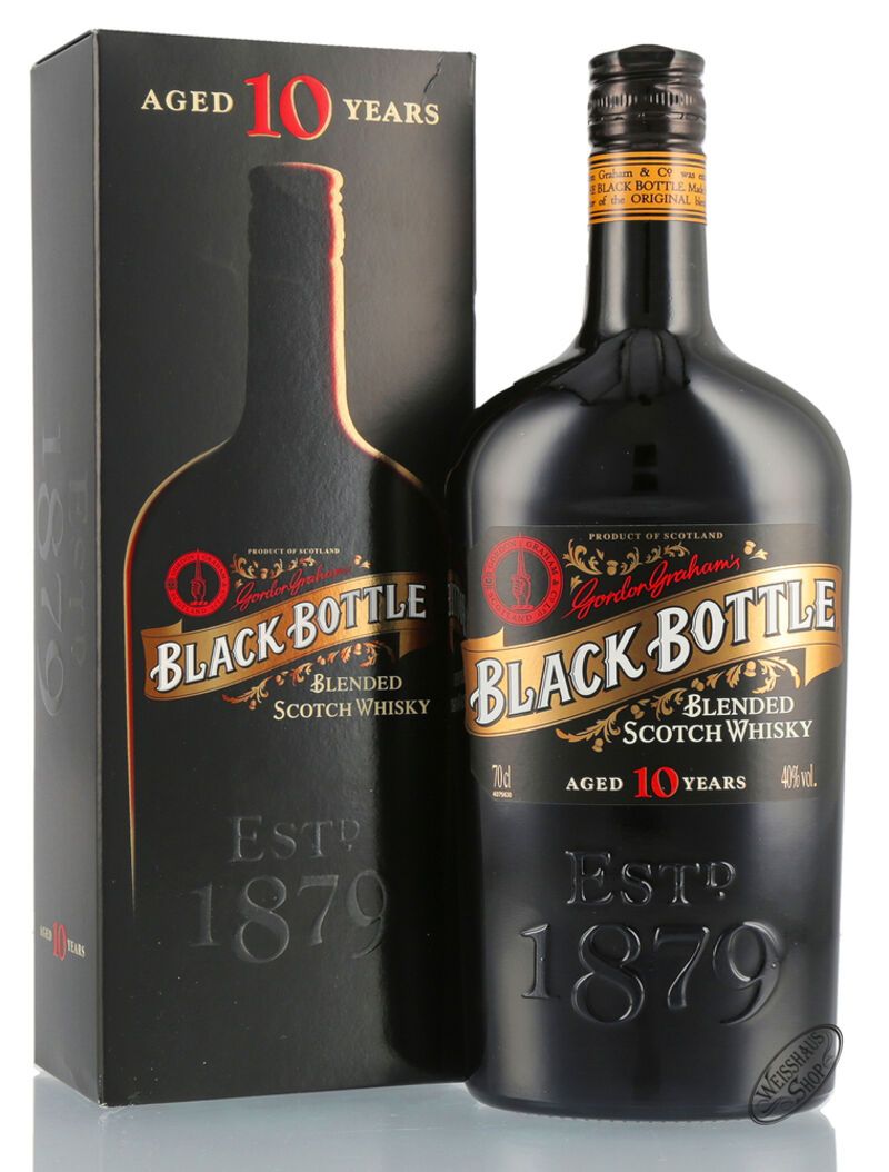 Black Bottle 10 YO Blended Whisky 40% vol. 0,70l