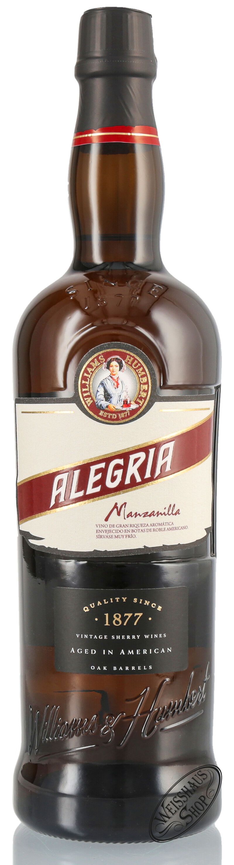 Williams & Humbert Alegria Manzanilla 15% vol. 0,75l