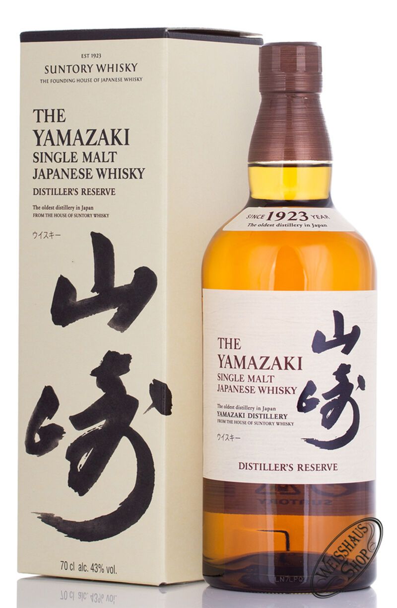 Yamazaki Distiller's Reserve Single Malt Whisky 43% vol. 0,70l Yamazaki Distiller's Reserve Single Malt Whisky 43% vol. 0,70l