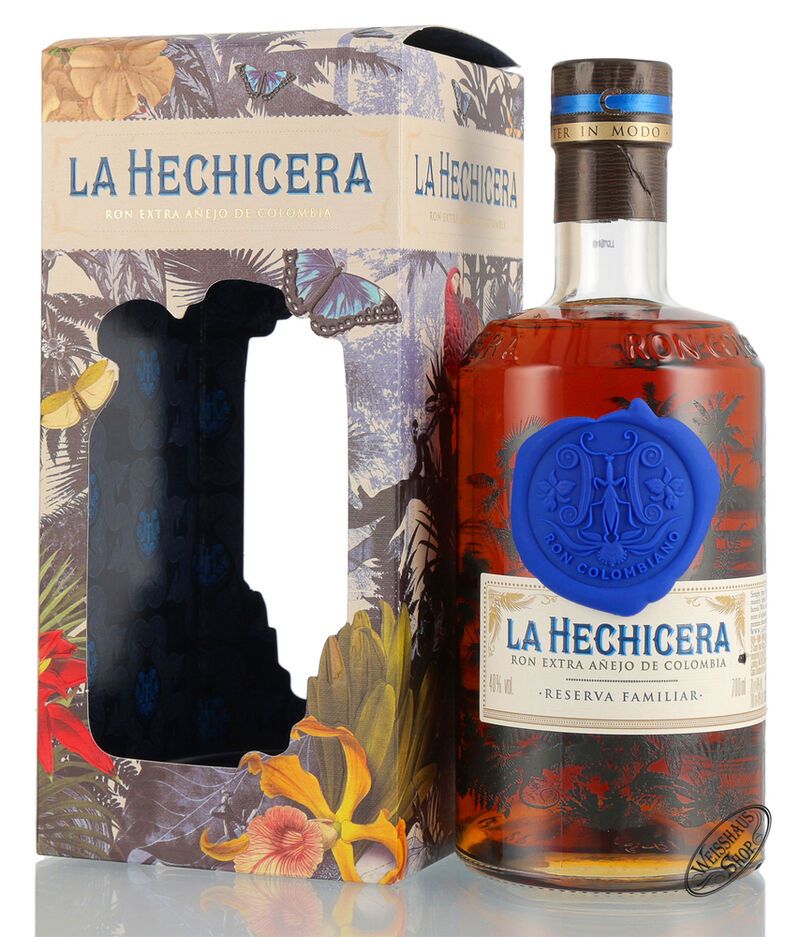 La Hechicera Fine Aged Rum from Colombia 40% vol. 0,70l