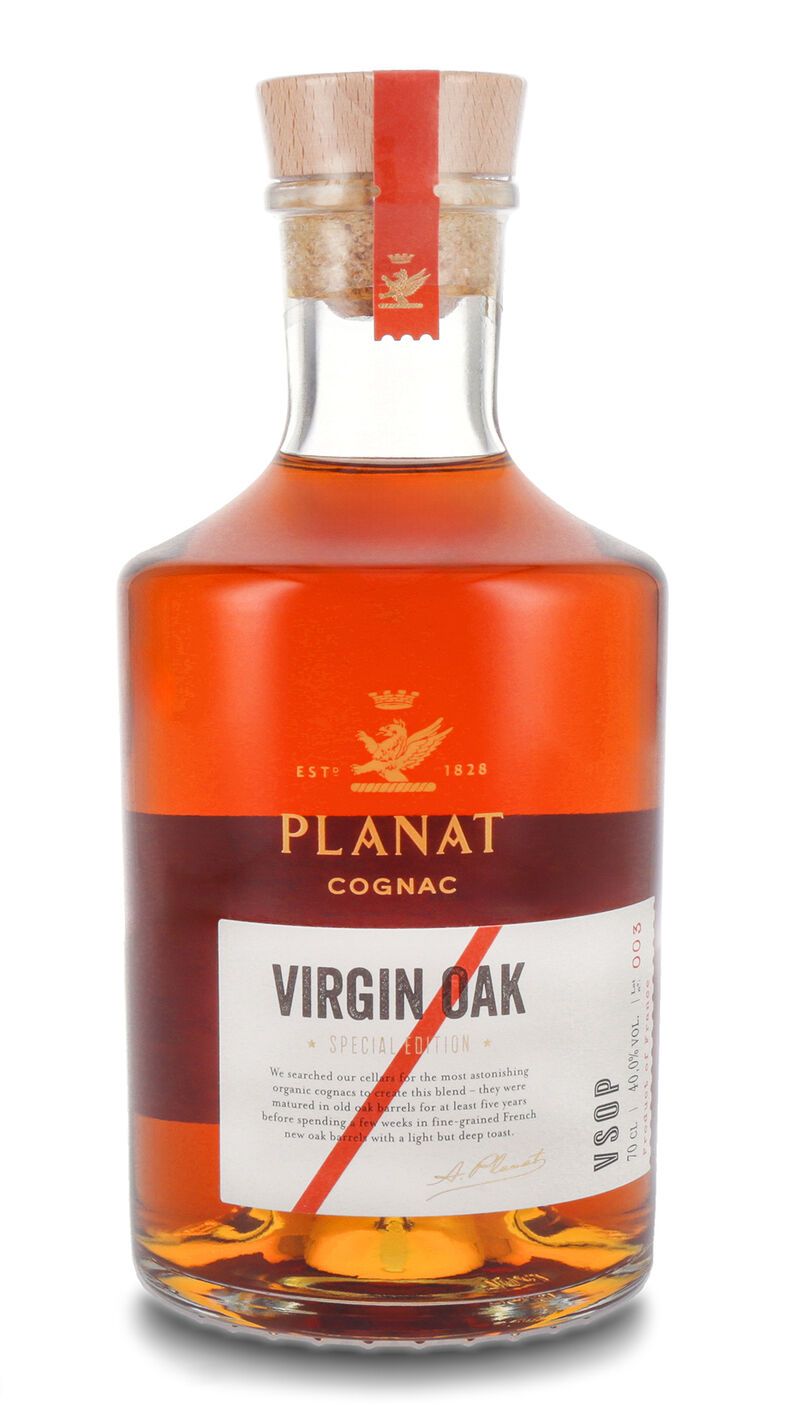 Planat Organic VSOP Virgin Oak Cognac 40% vol. 0,70l Planat Organic VSOP Virgin Oak Cognac 40% vol. 0,70l