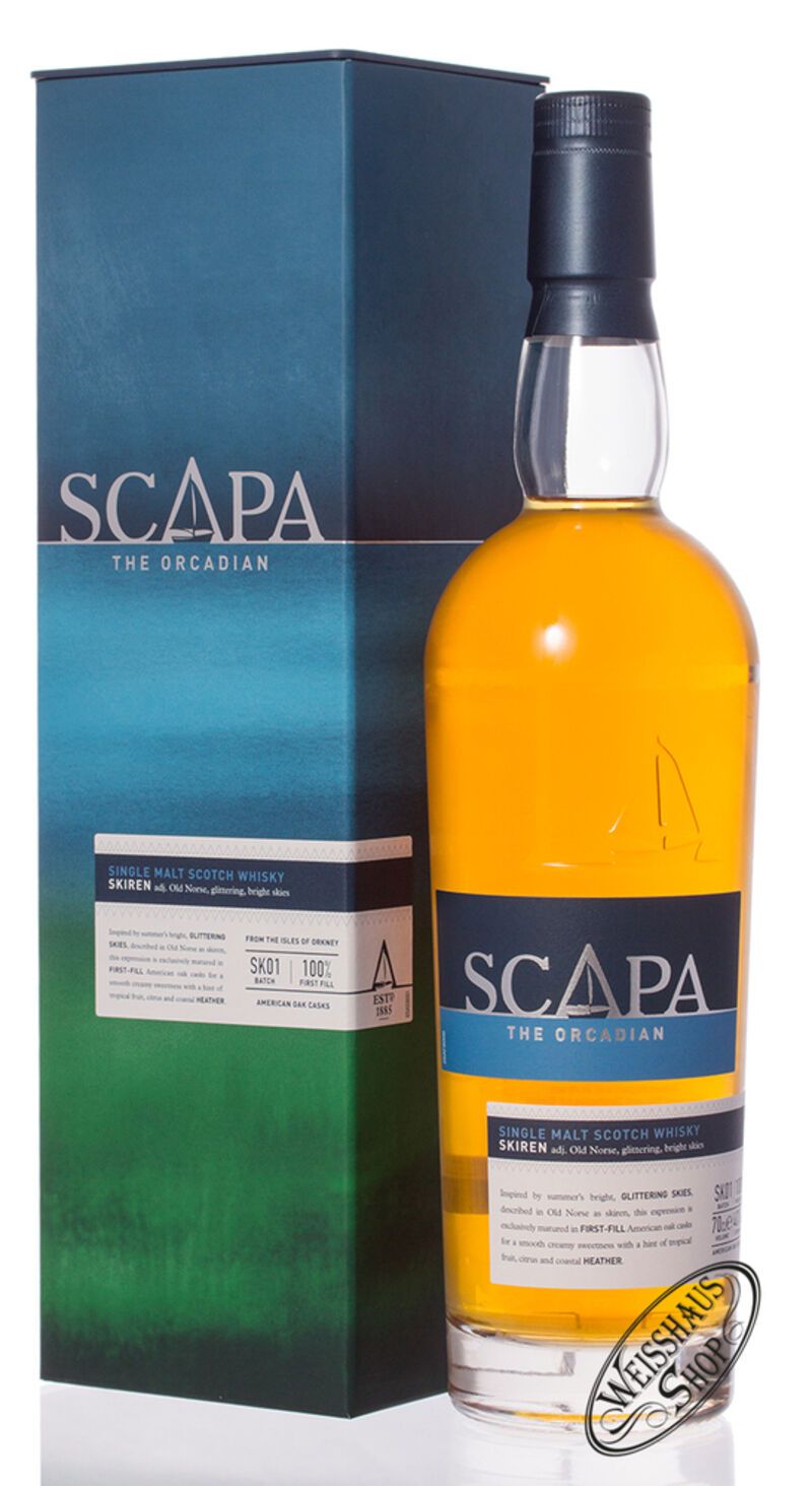 Scapa of Orkney Skiren Whisky 40% vol. 0,70l