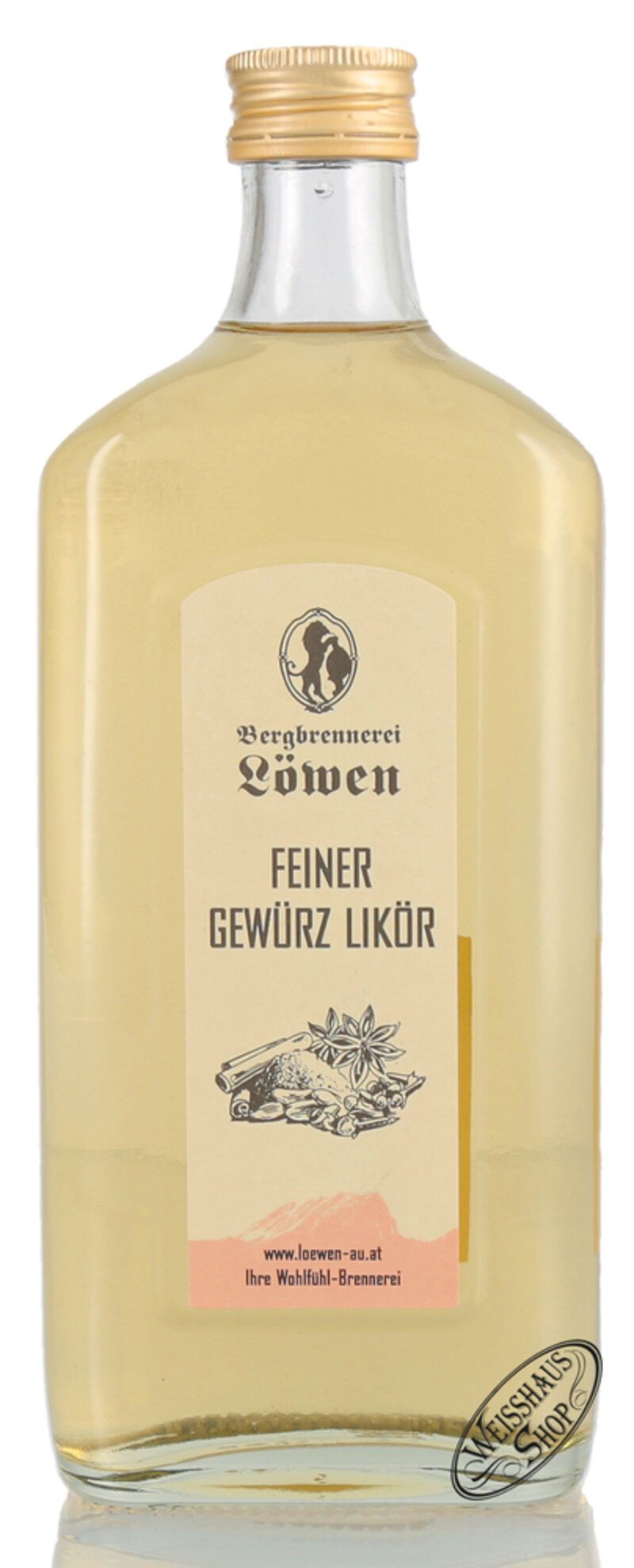 Bergbrennerei Löwen Feiner Gewürzlikör 30% vol. 0,50l