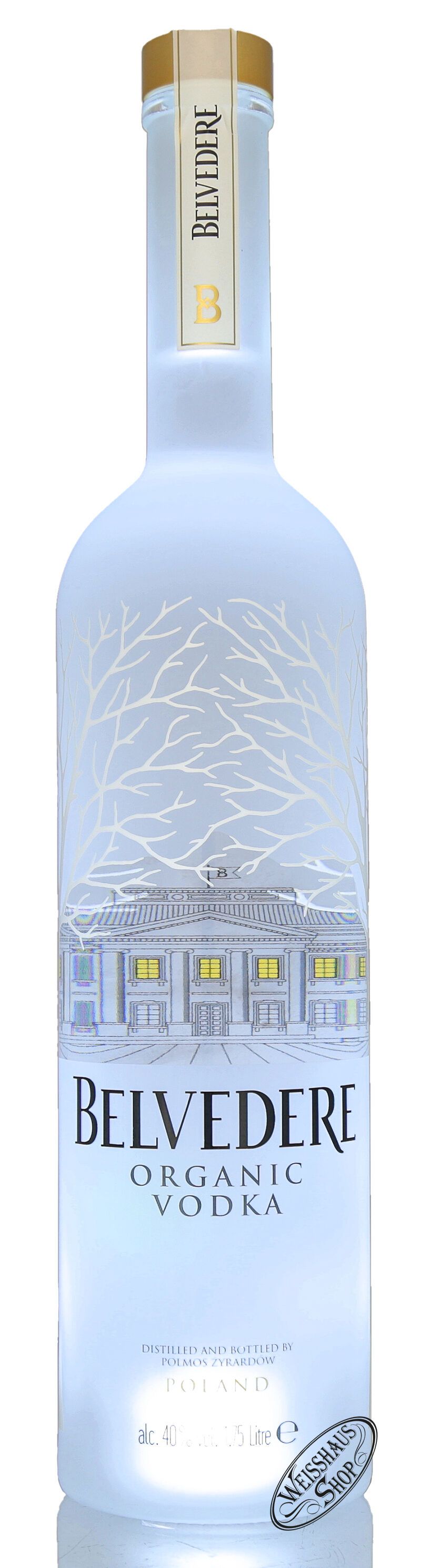 Belvedere Organic Vodka 40% vol. 1,75l Magnum