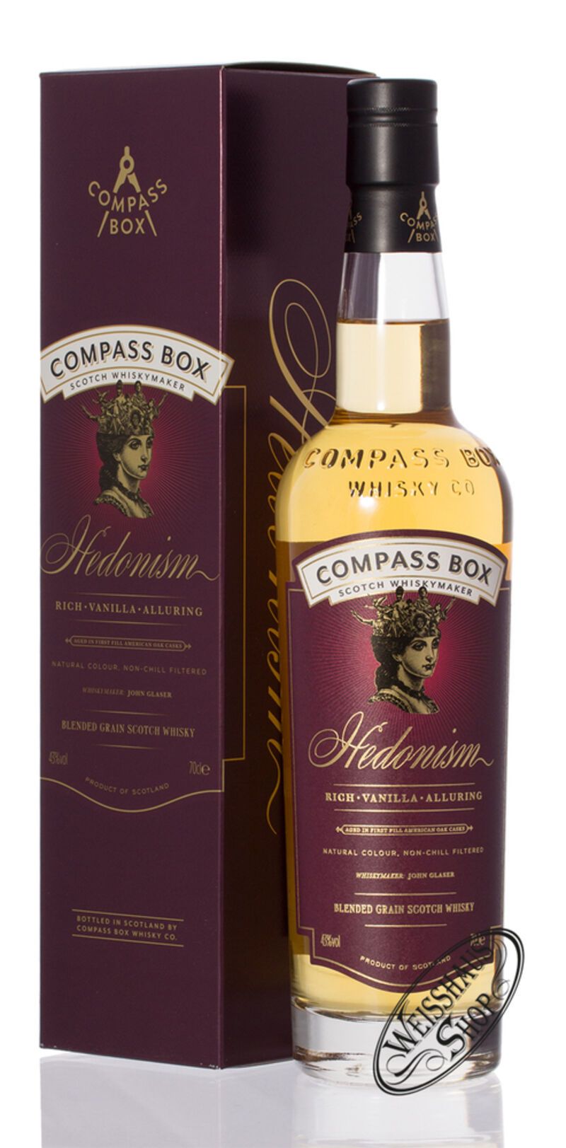 Compass Box Hedonism Blended Whisky 43% vol. 0,70l
