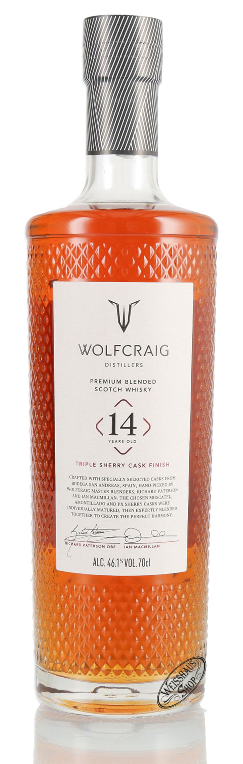Wolfcraig 14 YO Deluxe Blend Triple Sherry Cask Whisky 46,1% vol. 0,70l