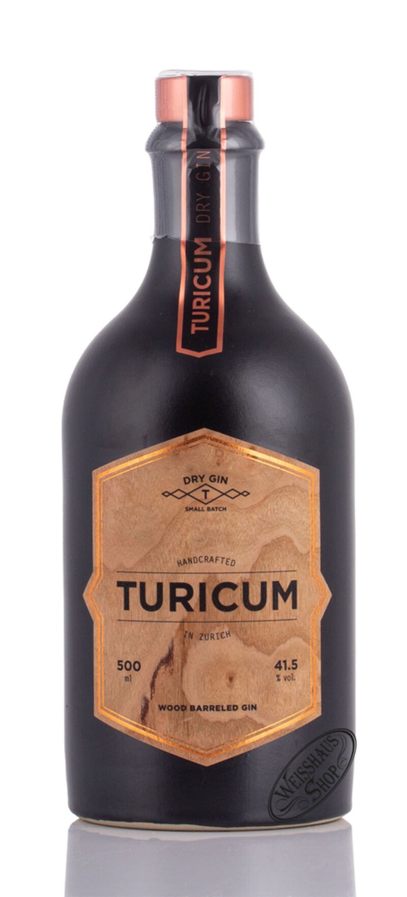 Turicum Wood Barreled Gin 41,5% vol. 0,50l Turicum Wood Barreled Gin 41,5% vol. 0,50l