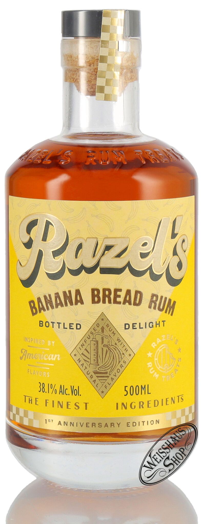 Razel's Banana Bread Rum 38,1% vol. 0,50l
