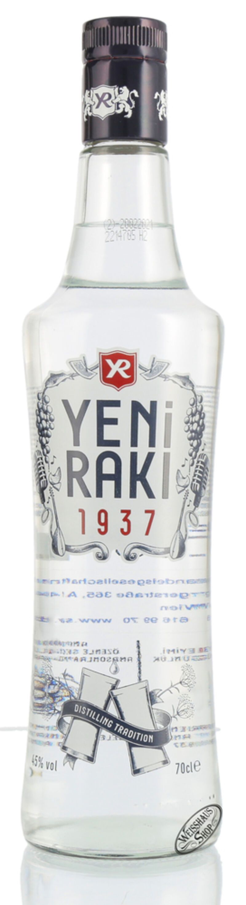 Yeni Raki 45% vol. 0,70l B-Ware