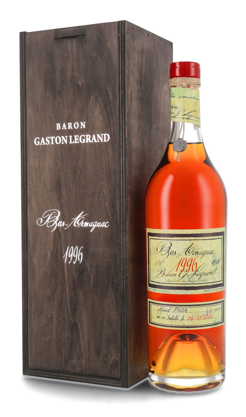 Lhéraud Baron Gaston Legrand 1996 Vieil Armagnac 40% vol. 0,70l Lhéraud Baron Gaston Legrand 1996 Vieil Armagnac 40% vol. 0,70l