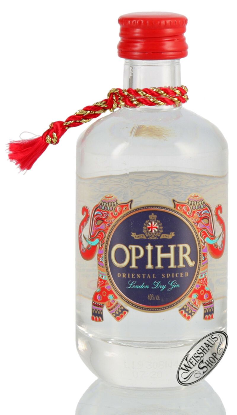 Opihr Oriental Spiced London Dry Gin 40% vol. 0,05l Miniatur Opihr Oriental Spiced London Dry Gin 40% vol. 0,05l Miniatur