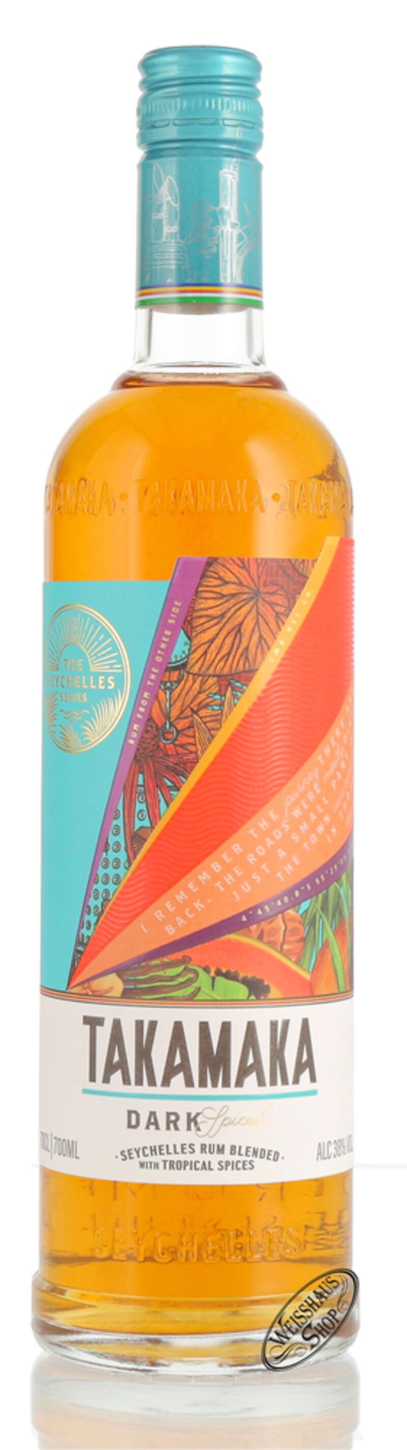 Takamaka Dark Spiced 38% vol. 0,70l