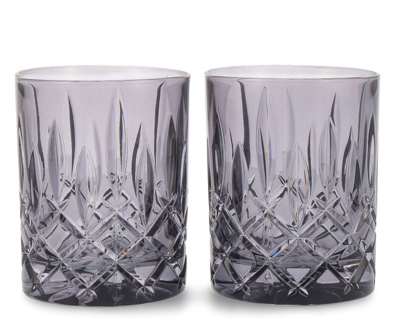 Nachtmann Noblesse Vintage Smoke Whisky/Rum Tumbler Set 2 Gläser