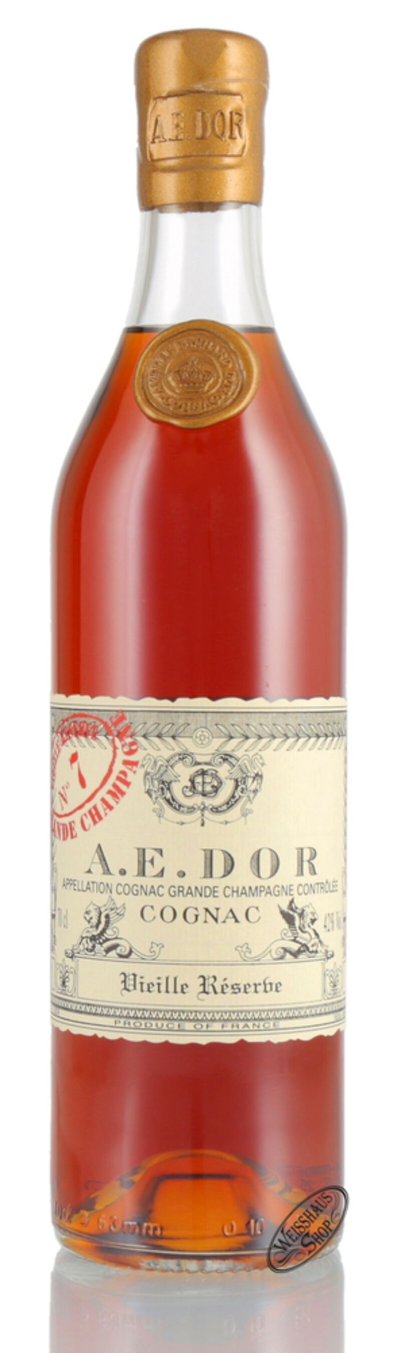 A.E. Dor Cognac Vieille Reserve No. 7 42% vol. 0,70l