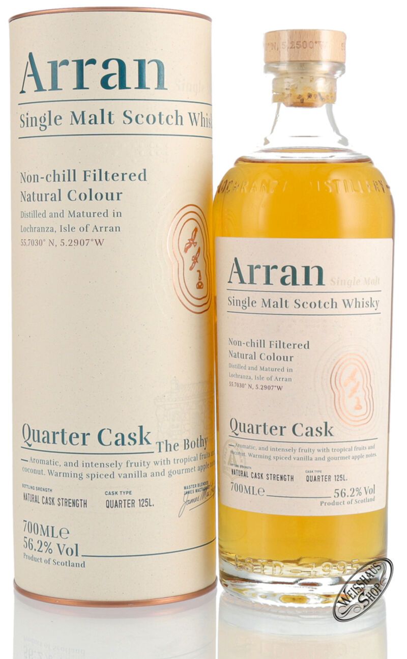 The Arran Quarter Cask The Bothy Whisky 56,2% vol. 0,70l The Arran Quarter Cask The Bothy Whisky 56,2% vol. 0,70l