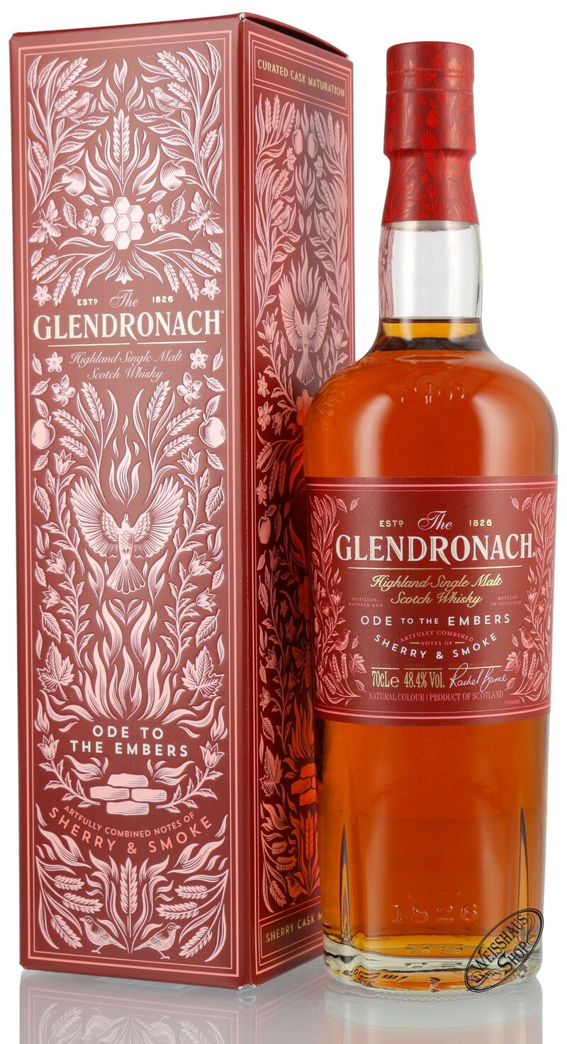 Glendronach Ode to the Embers Whisky 48,4% vol. 0,70l Glendronach Ode to the Embers Whisky 48,4% vol. 0,70l