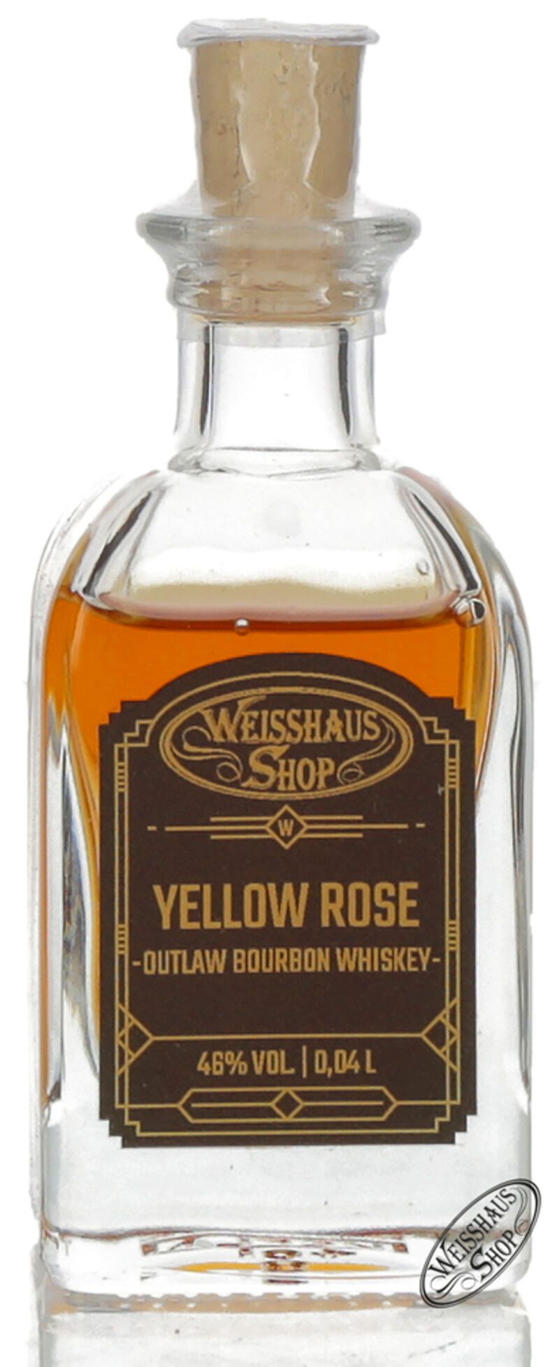 Yellow Rose Outlaw Bourbon Whiskey 46% vol. 0,04l Weisshaus Sample B-Ware