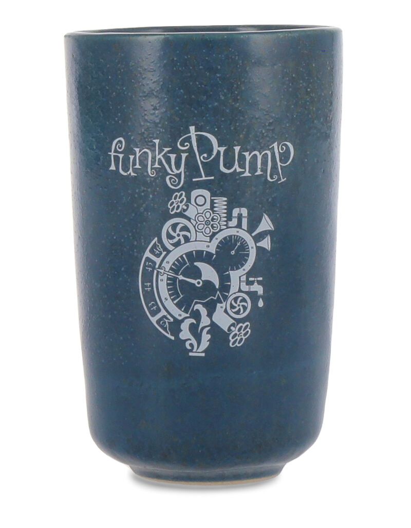 Funky Pump Becher Blau