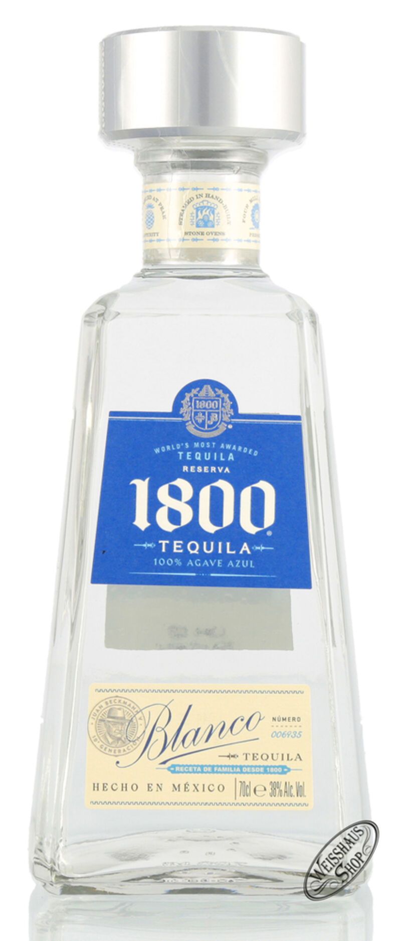 1800 Tequila Jose Cuervo Silver 38% vol. 0,70l 1800 Tequila Jose Cuervo Silver 38% vol. 0,70l