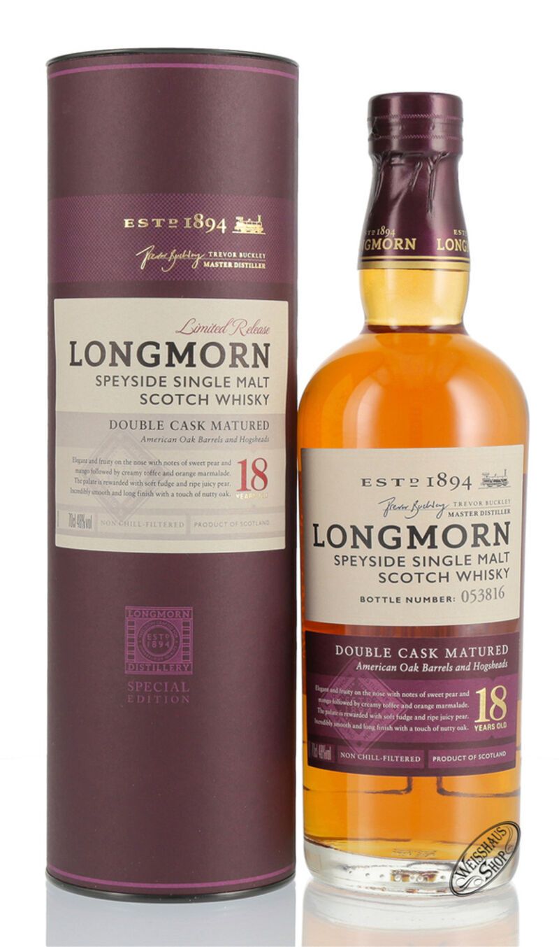 Longmorn 18 YO Whisky 48% vol. 0,70l