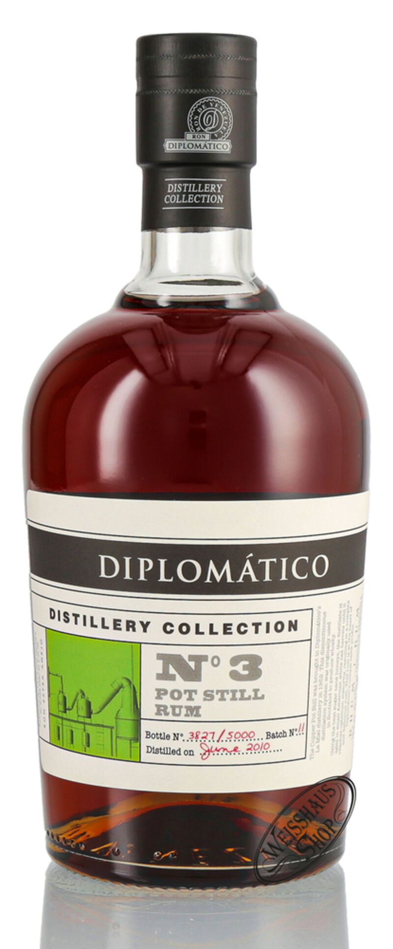 Diplomatico TDC Batch No.3 Pot Still Rum 47% vol. 0,70l Diplomatico TDC Batch No.3 Pot Still Rum 47% vol. 0,70l