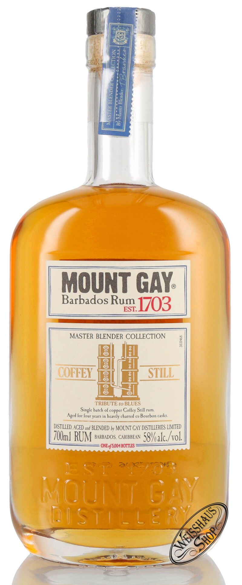 Mount Gay Coffey Still Rum 58% vol. 0,70l
