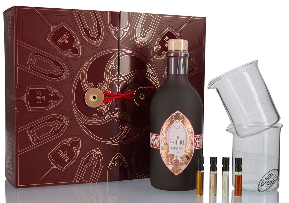 The Sentinel Scented Rum Geschenk-Set 41% vol. 0,50l The Sentinel Scented Rum Geschenk-Set 41% vol. 0,50l