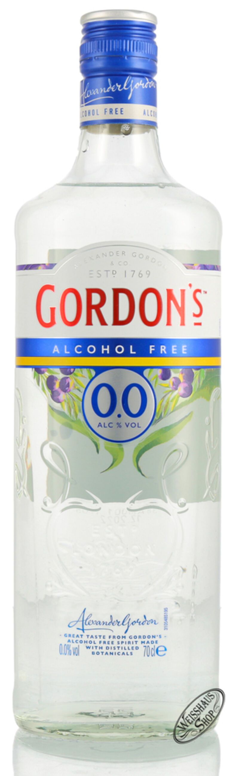 Gordon's 0,0% alkoholfreie Spirituose 0,70l Gordon's 0,0% alkoholfreie Spirituose 0,70l
