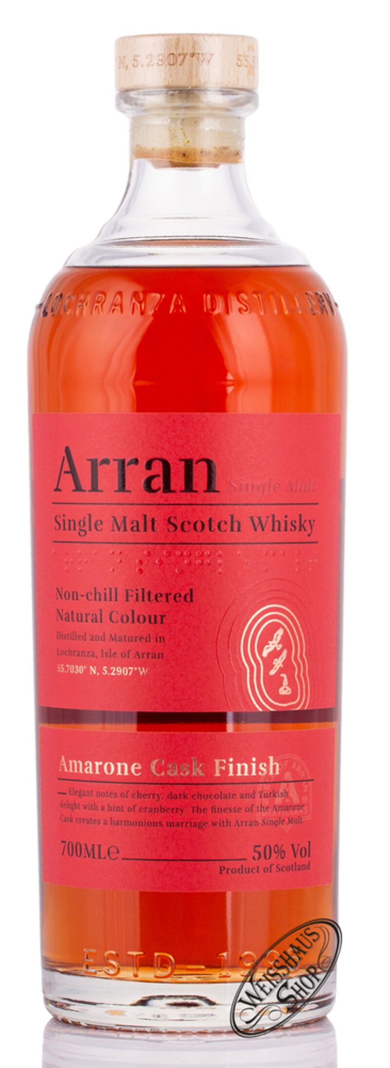 The Arran Amarone Finish Whisky 50% vol. 0,70l
