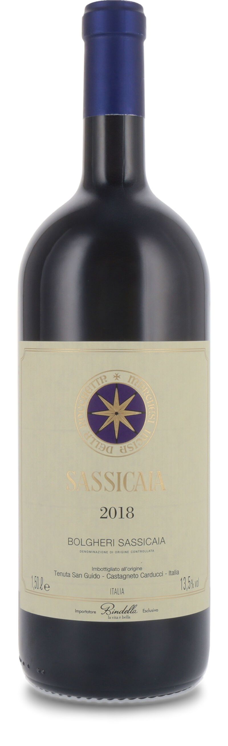 Sassicaia Bolgheri D.O.C. 2018 13,5% vol. 1,50l