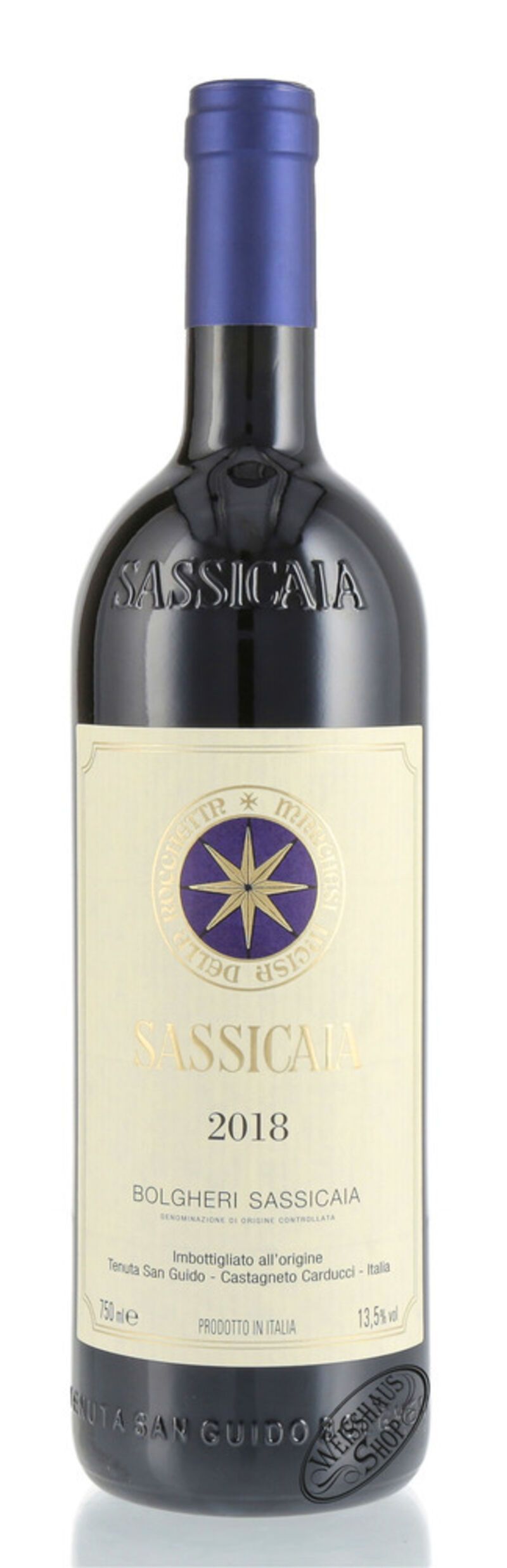 Sassicaia Bolgheri D.O.C. 2018 13,5% vol. 0,75l