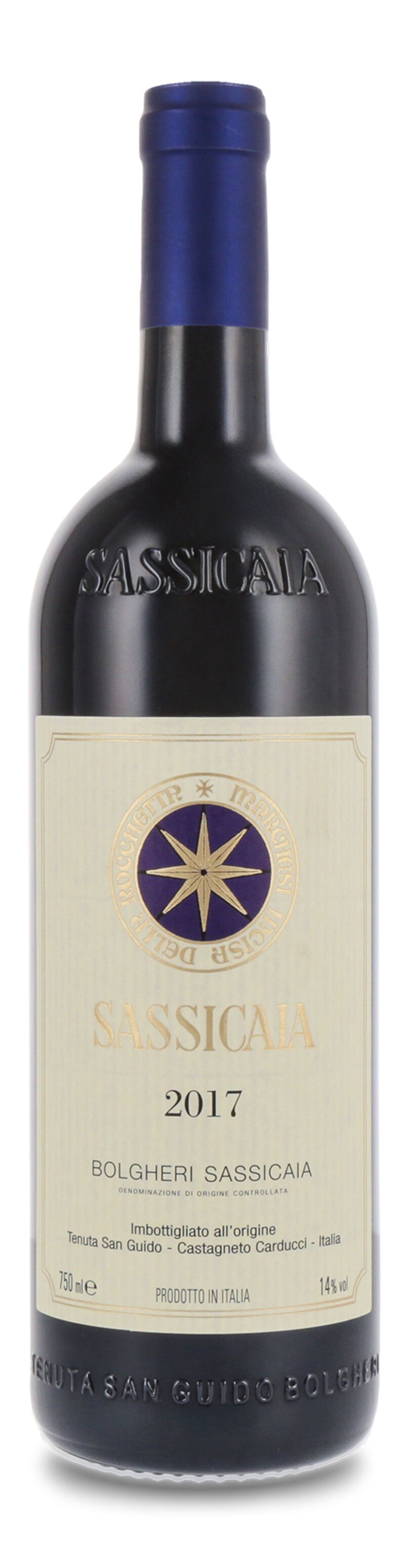 Sassicaia Bolgheri D.O.C. 2017 14% vol. 0,75l