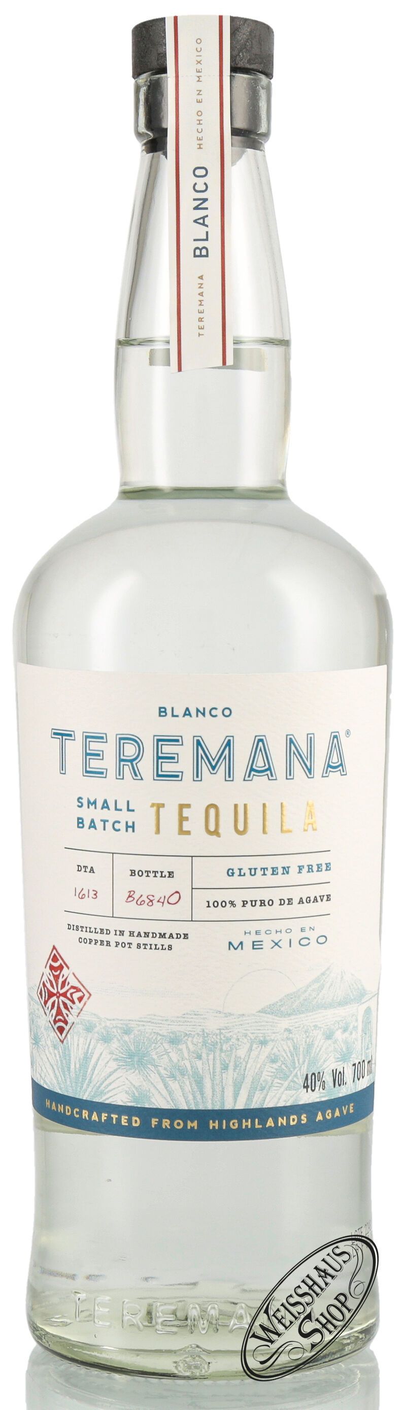 Teremana Tequila Blanco 40% vol. 0,70l Teremana Tequila Blanco 40% vol. 0,70l