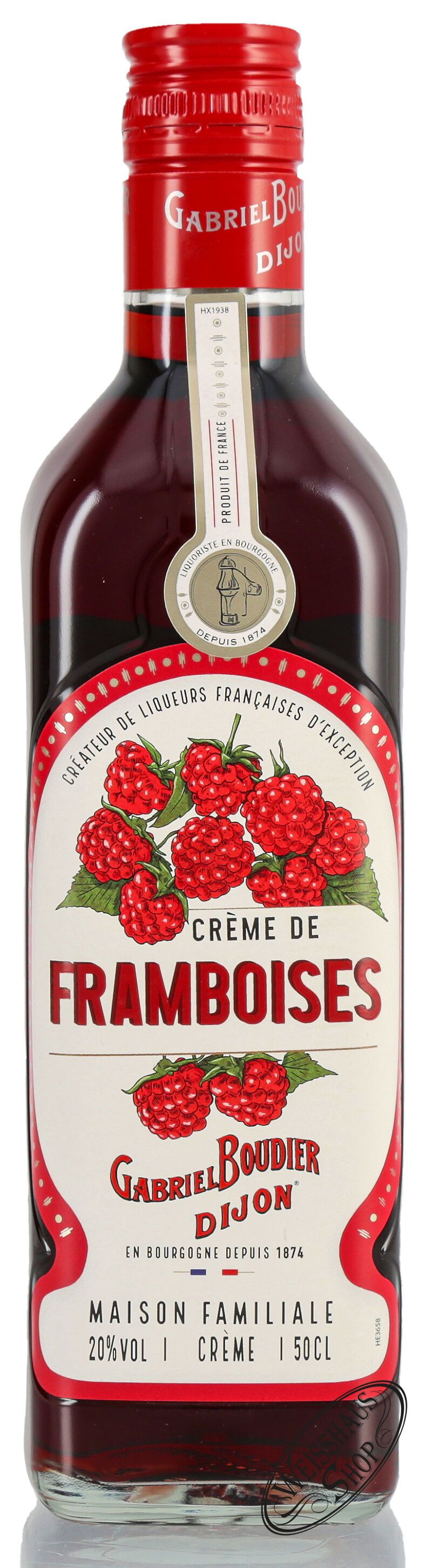 Gabriel Boudier Creme de Framboises Liqueur 20% vol. 0,50l Gabriel Boudier Creme de Framboises Liqueur 20% vol. 0,50l