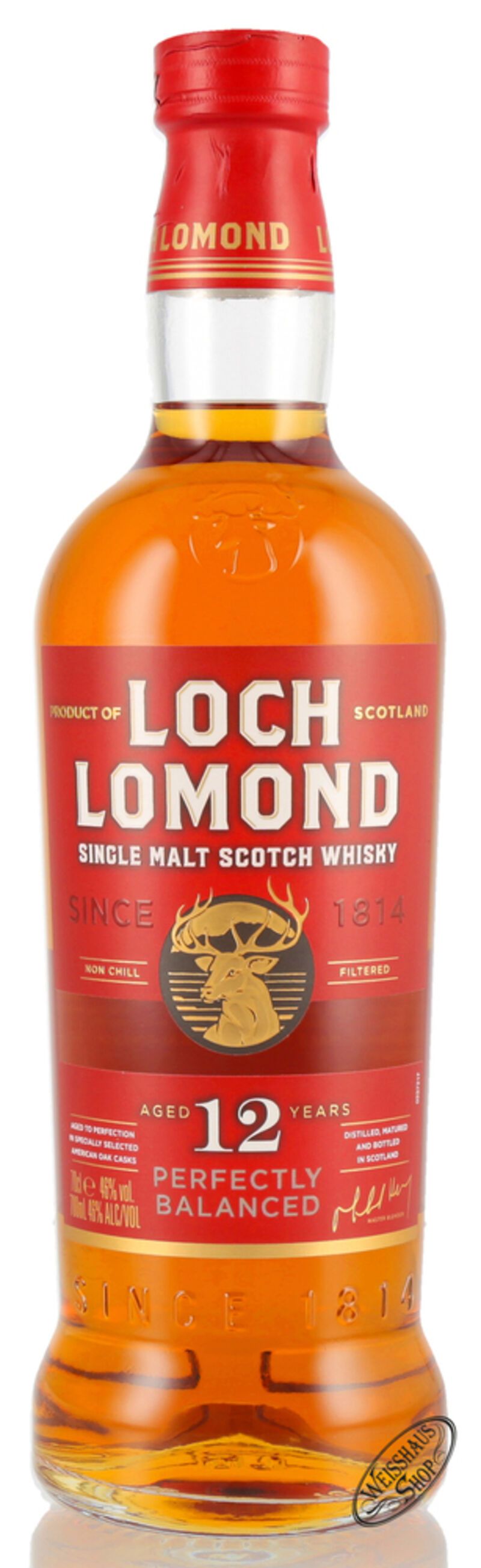 Loch Lomond 12 YO Single Malt Whisky 46% vol. 0,70l Loch Lomond 12 YO Single Malt Whisky 46% vol. 0,70l