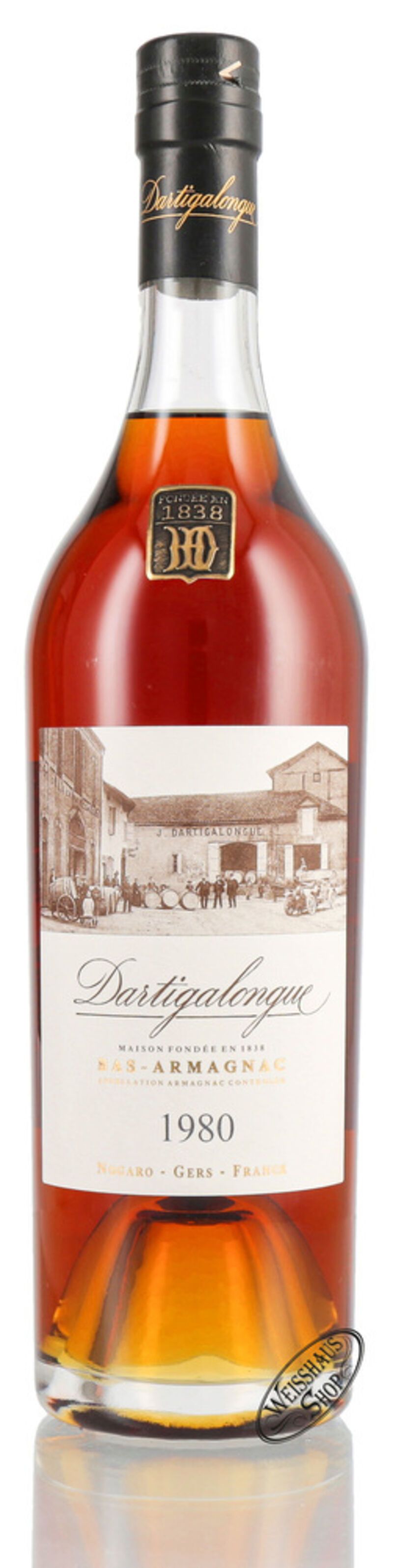 Dartigalongue Vintage 1980 Armagnac 40% vol. 0,70l