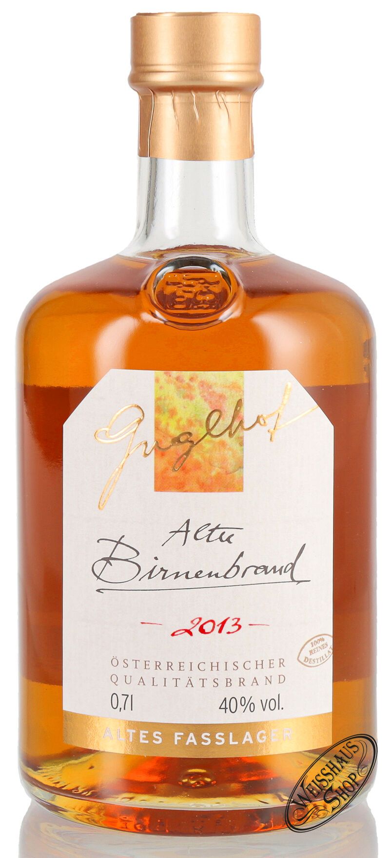 Guglhof Alter Birnen Brand 40% vol. Jahrgangsbrand 0,70l Guglhof Alter Birnen Brand 40% vol. Jahrgangsbrand 0,70l