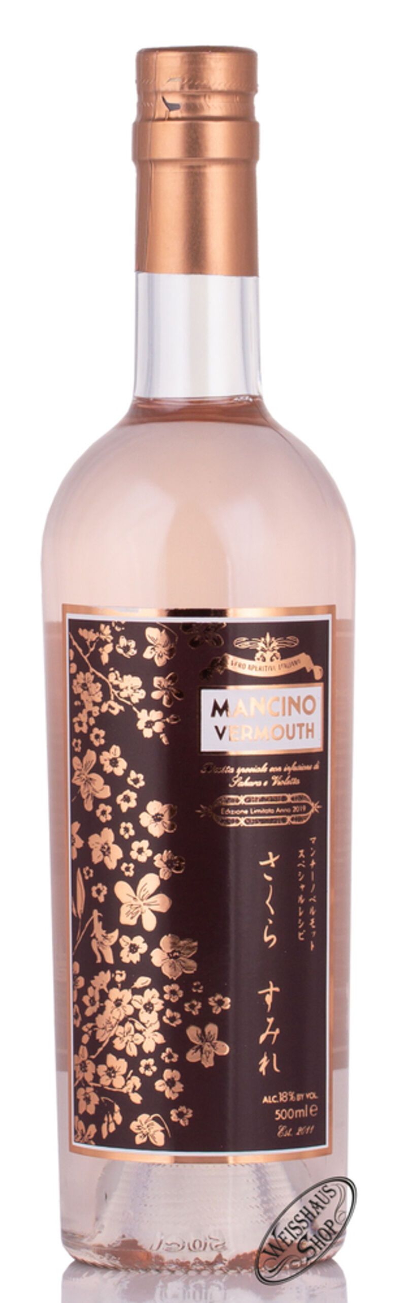 Mancino Vermouth Rosa Sakura Edition 18% vol. 0,50l
