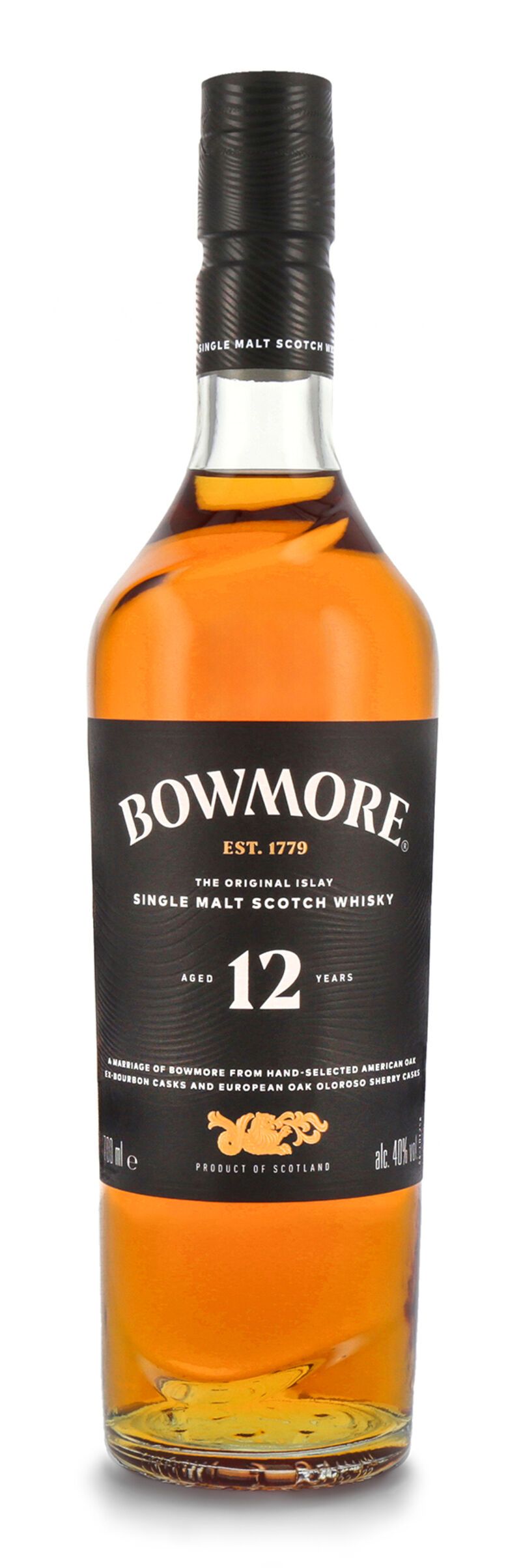 Bowmore 12 YO Islay Single Malt Whisky 40% vol. 0,70l Bowmore 12 YO Islay Single Malt Whisky 40% vol. 0,70l