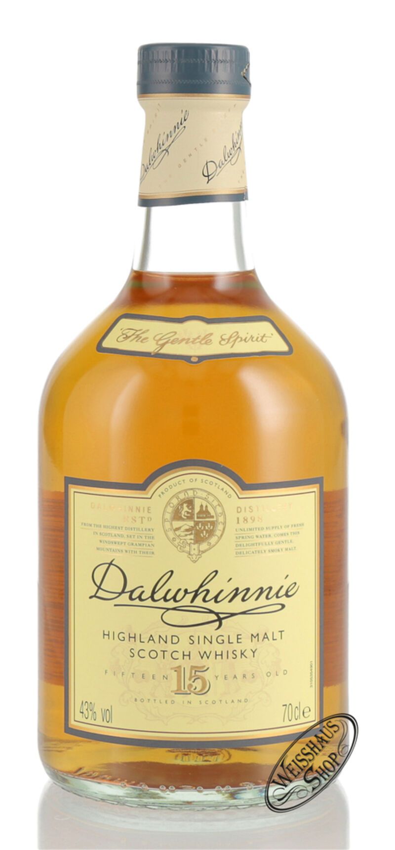 Dalwhinnie 15 YO Highland Whisky 43% vol. 0,70l B-Ware