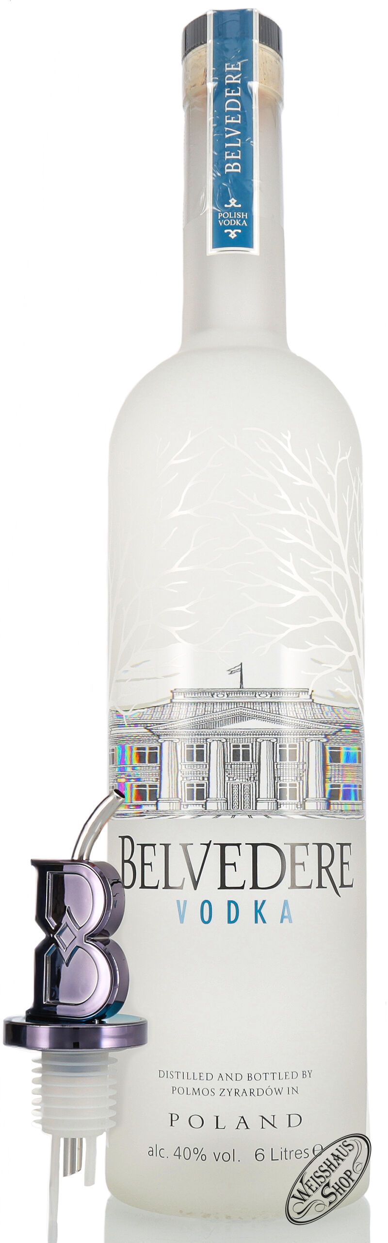 Belvedere Vodka Illuminator 40% vol. 6,0l Methusalem Belvedere Vodka Illuminator 40% vol. 6,0l Methusalem