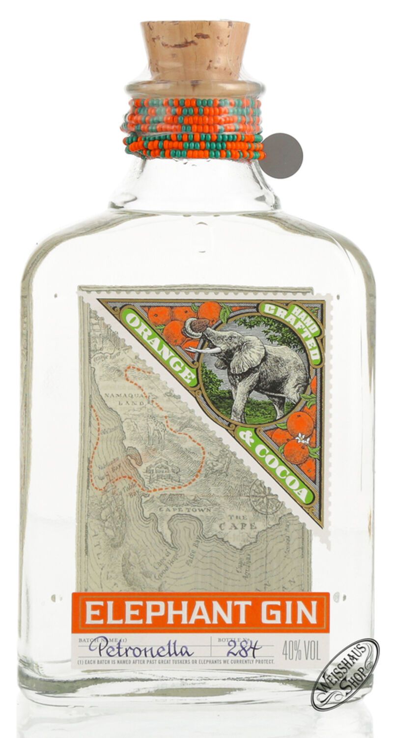 Elephant Orange & Cocoa Gin 40% vol. 0,50l Elephant Orange & Cocoa Gin 40% vol. 0,50l