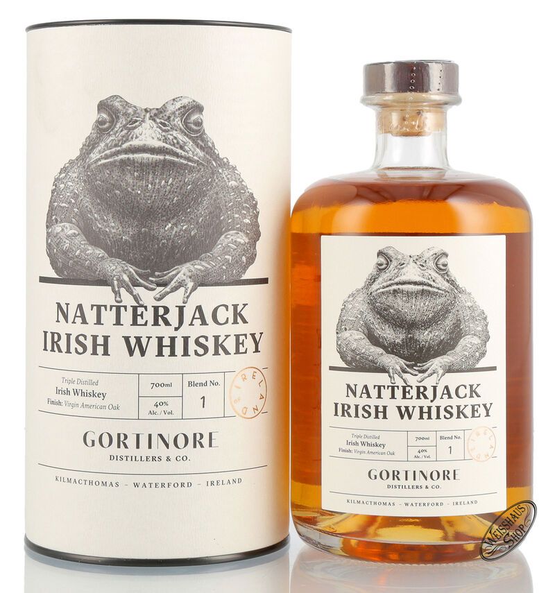 Natterjack Irish Whiskey 40% vol. 0,70l