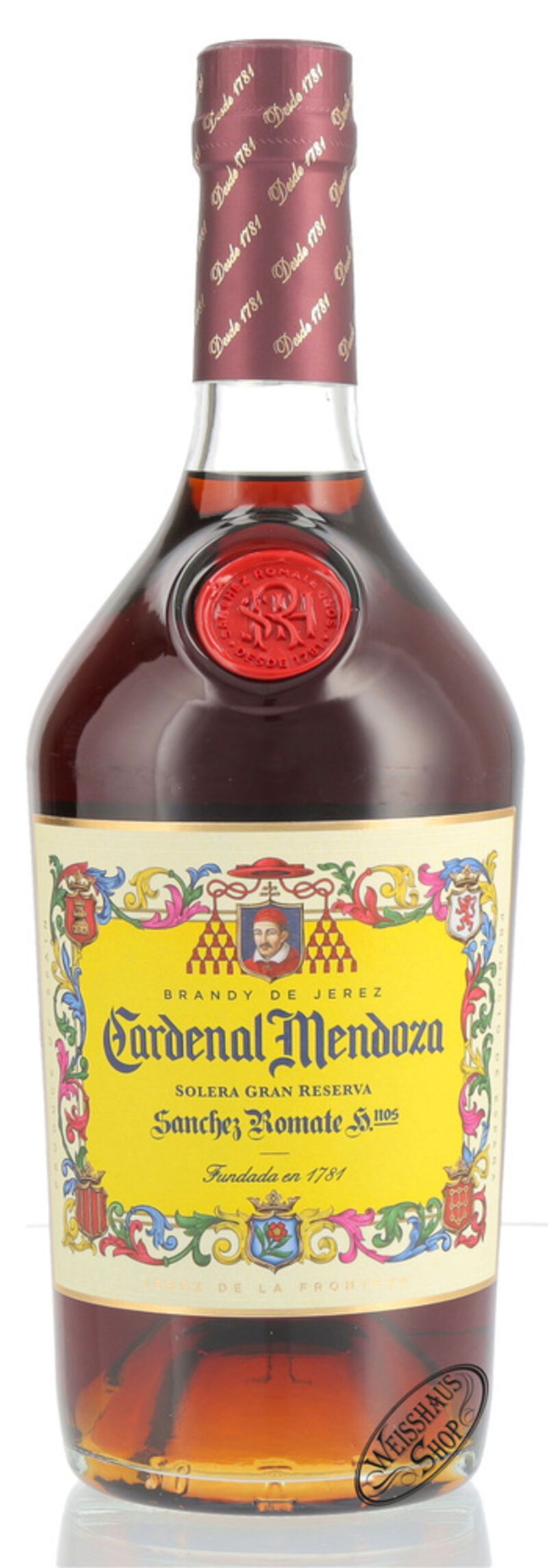 Cardenal Mendoza Solera Gran Reserva Brandy 40% vol. 0,70l B-Ware