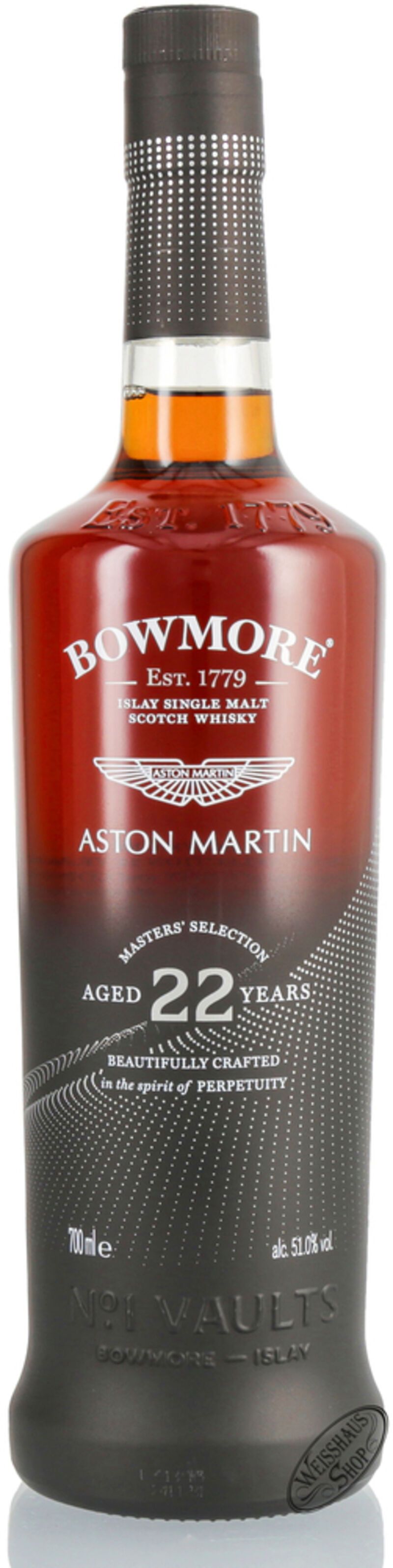 Bowmore 22 YO Aston Martin Edition 2023 Whisky 51% vol. 0,70l