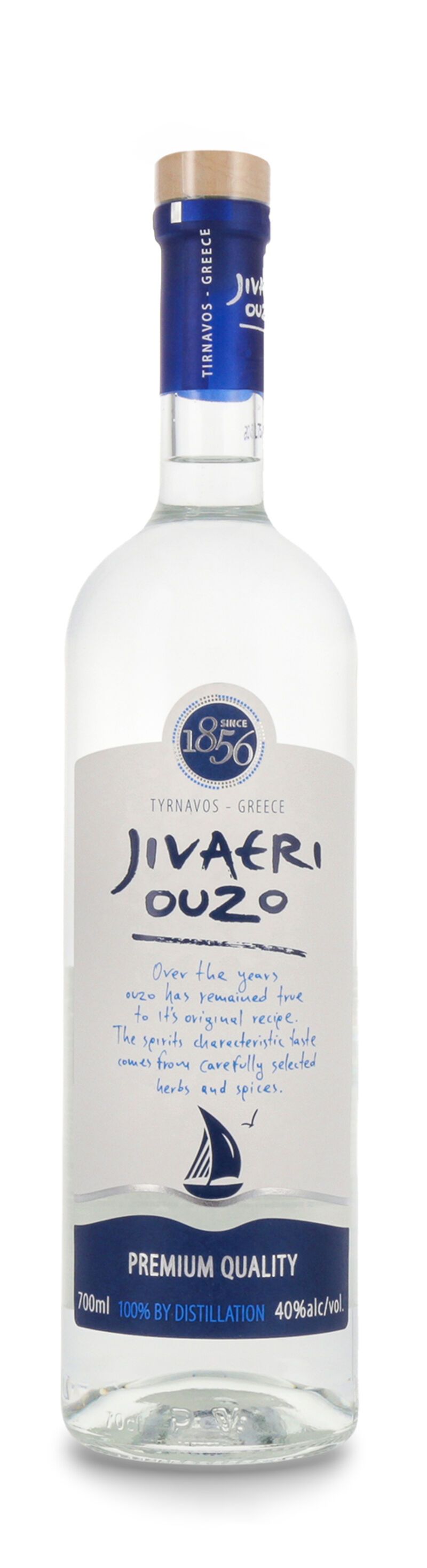 Ouzo Jivaeri 40% vol. 0,70l