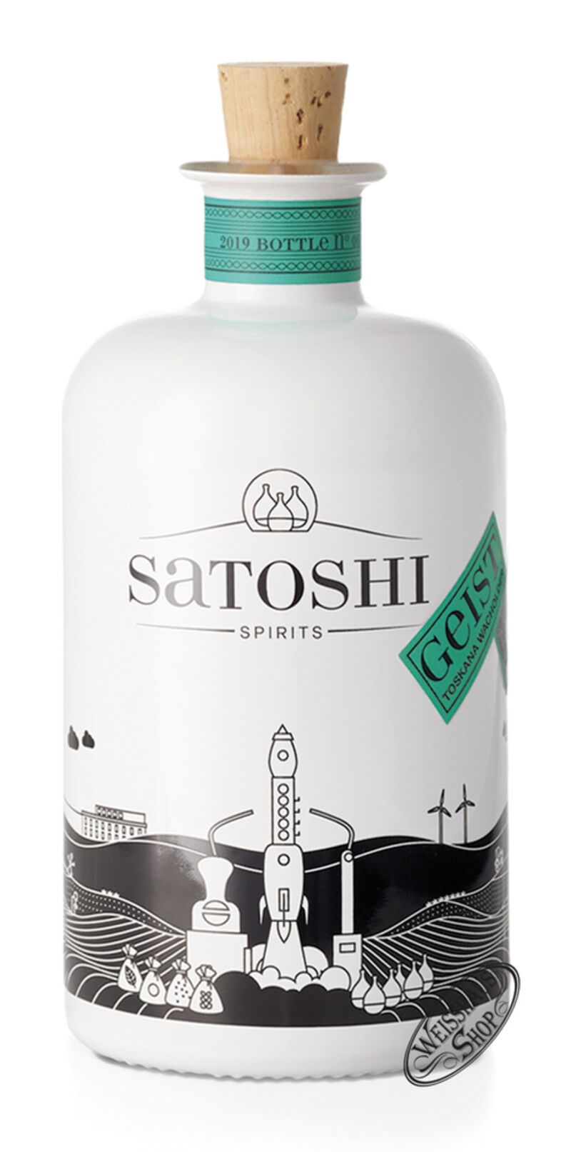 Satoshi Toskana Wacholder Geist 48% vol. 0,50l
